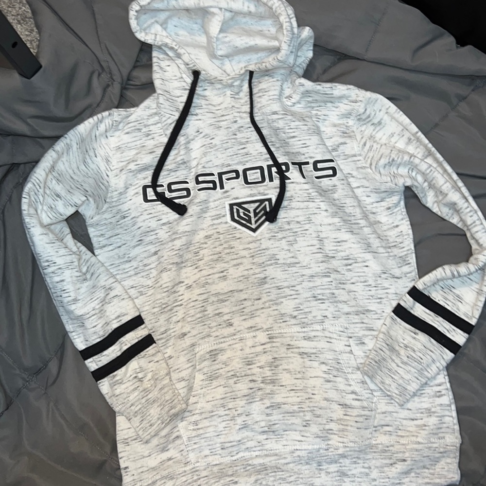 Small GS Sports Heather Gray Hoodie